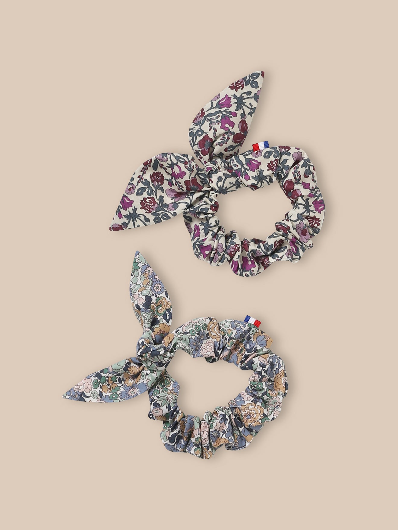 Lot de 2 chouchous en tissu Liberty Fille