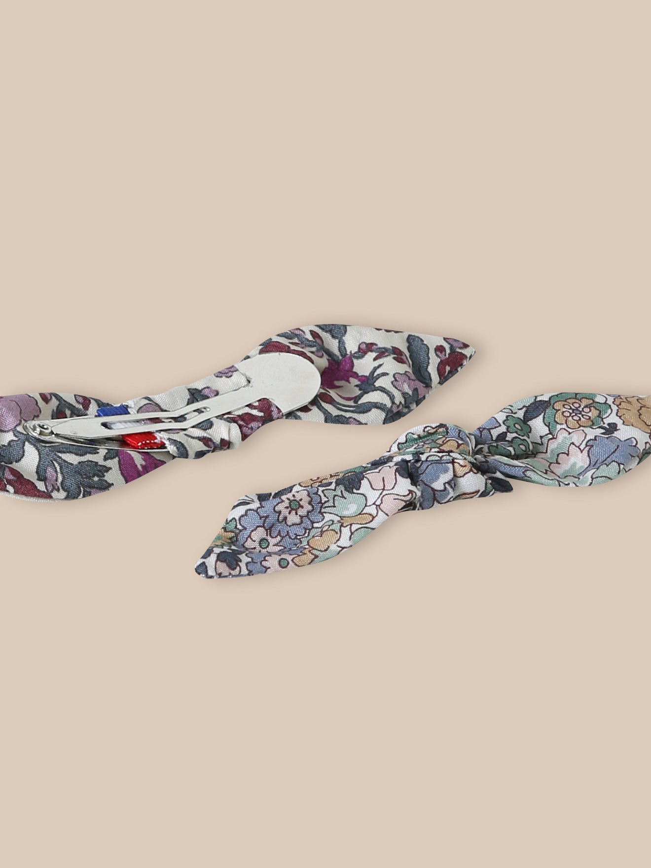 Lots de 2 pinces en tissu Liberty Fille
