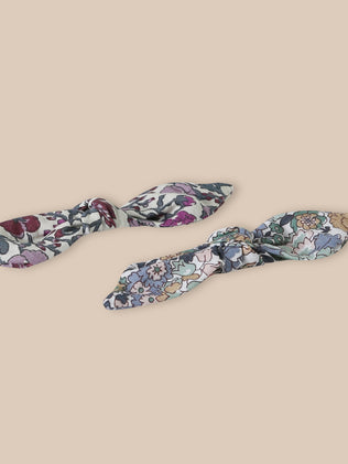 Set van 2 haarclips in Liberty-stof voor meisjes