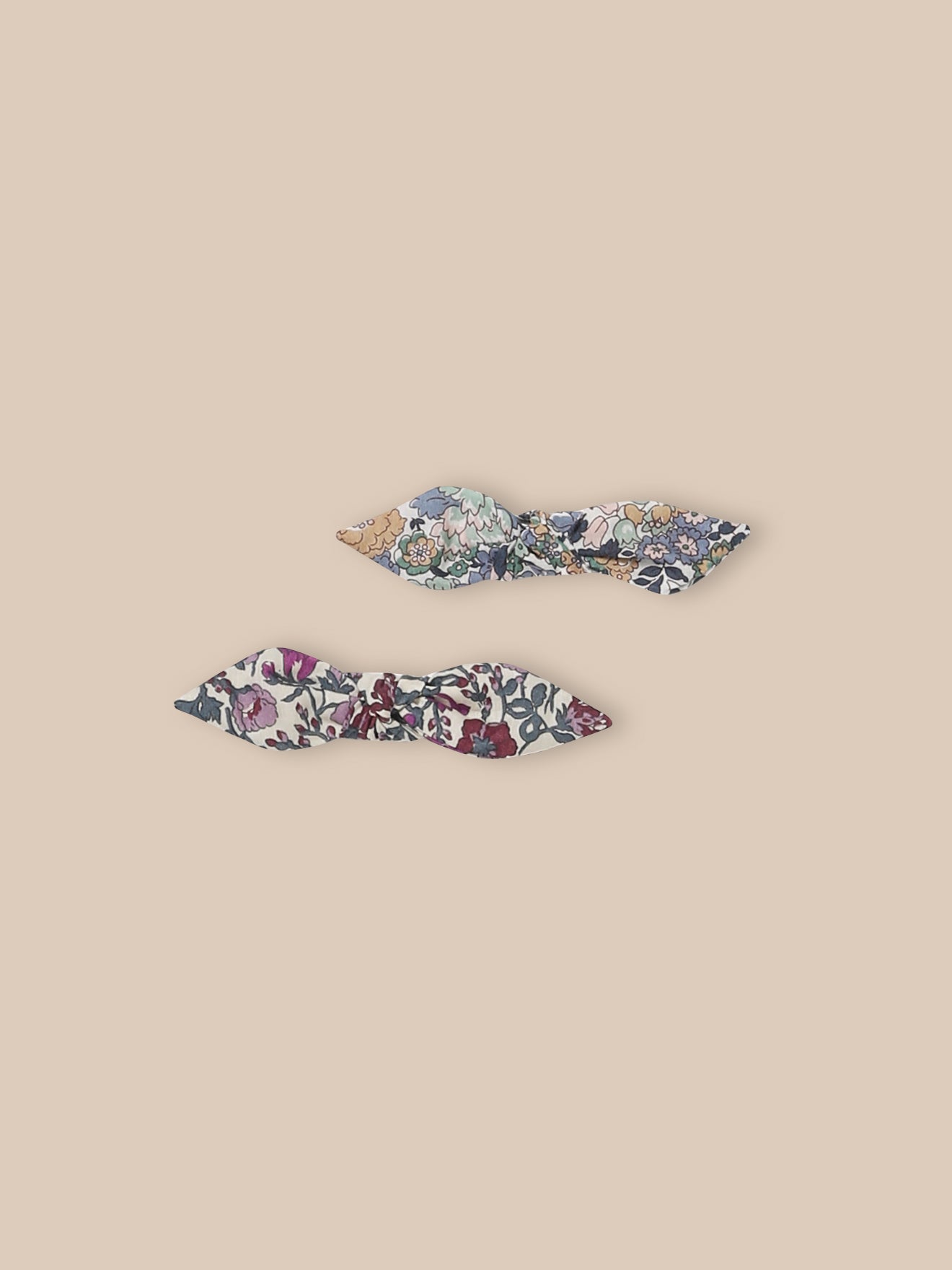 Lots de 2 pinces en tissu Liberty Fille