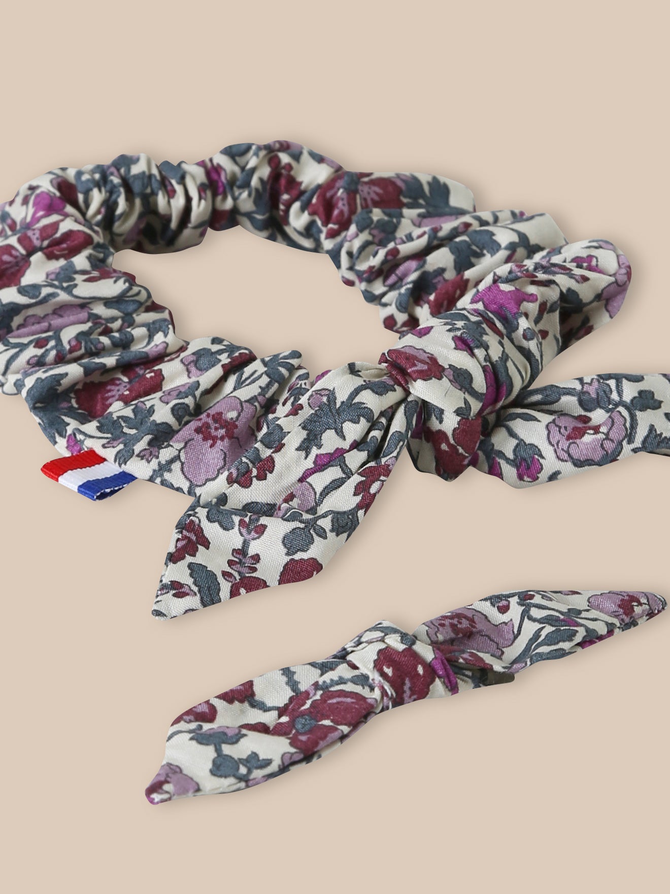 Scrunchie + haarclip in Liberty-stof voor meisjes