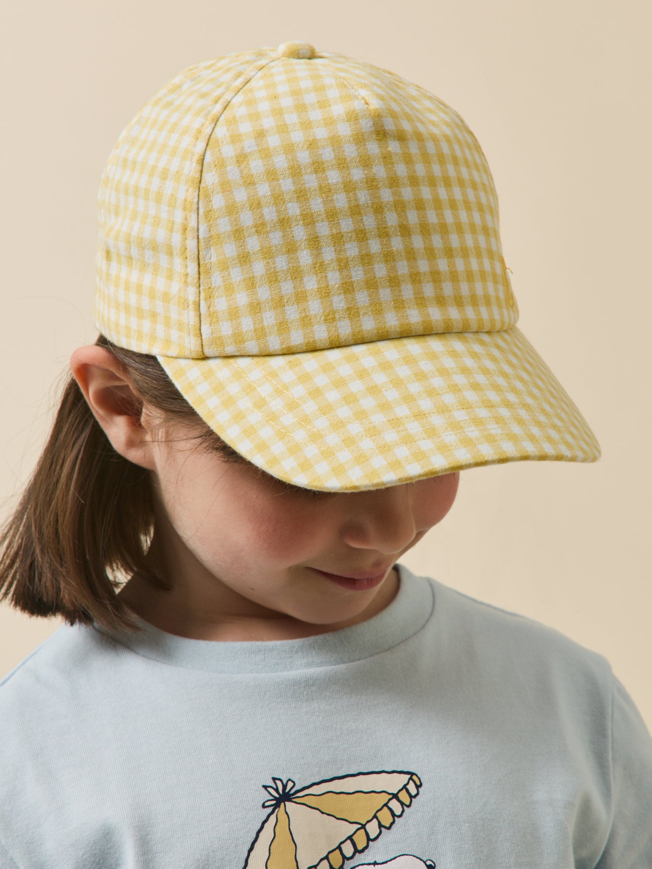 Casquette en vichy Fille