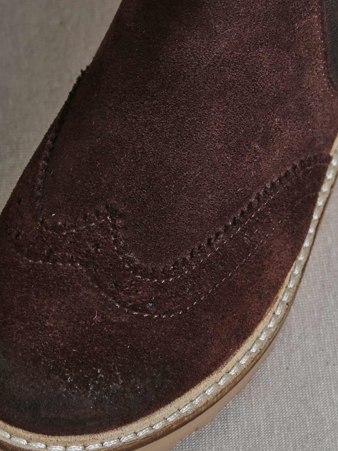 Boots chelsea cuir bout fleuri Fille