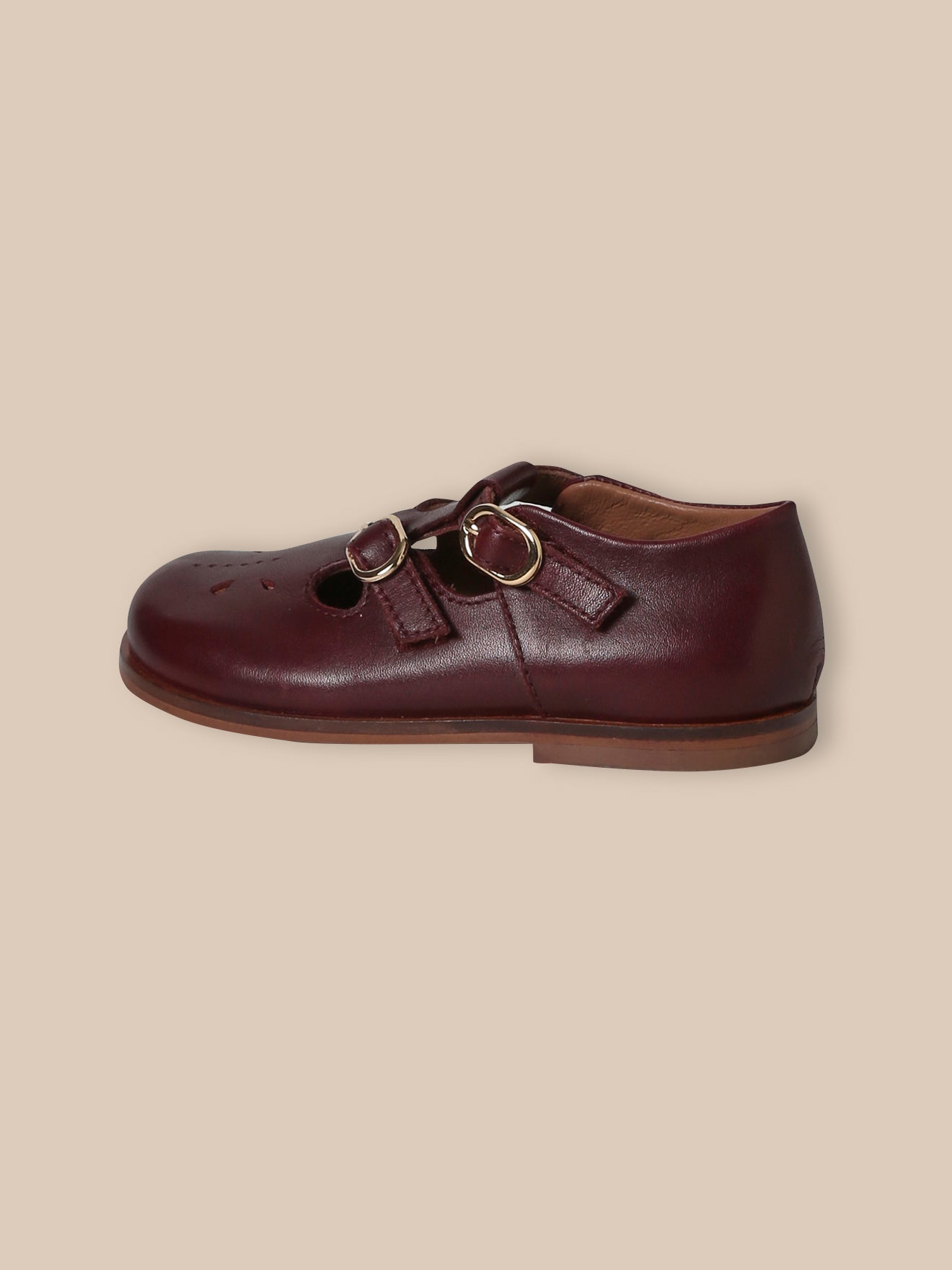 Salomés à boucles Fille en cuir