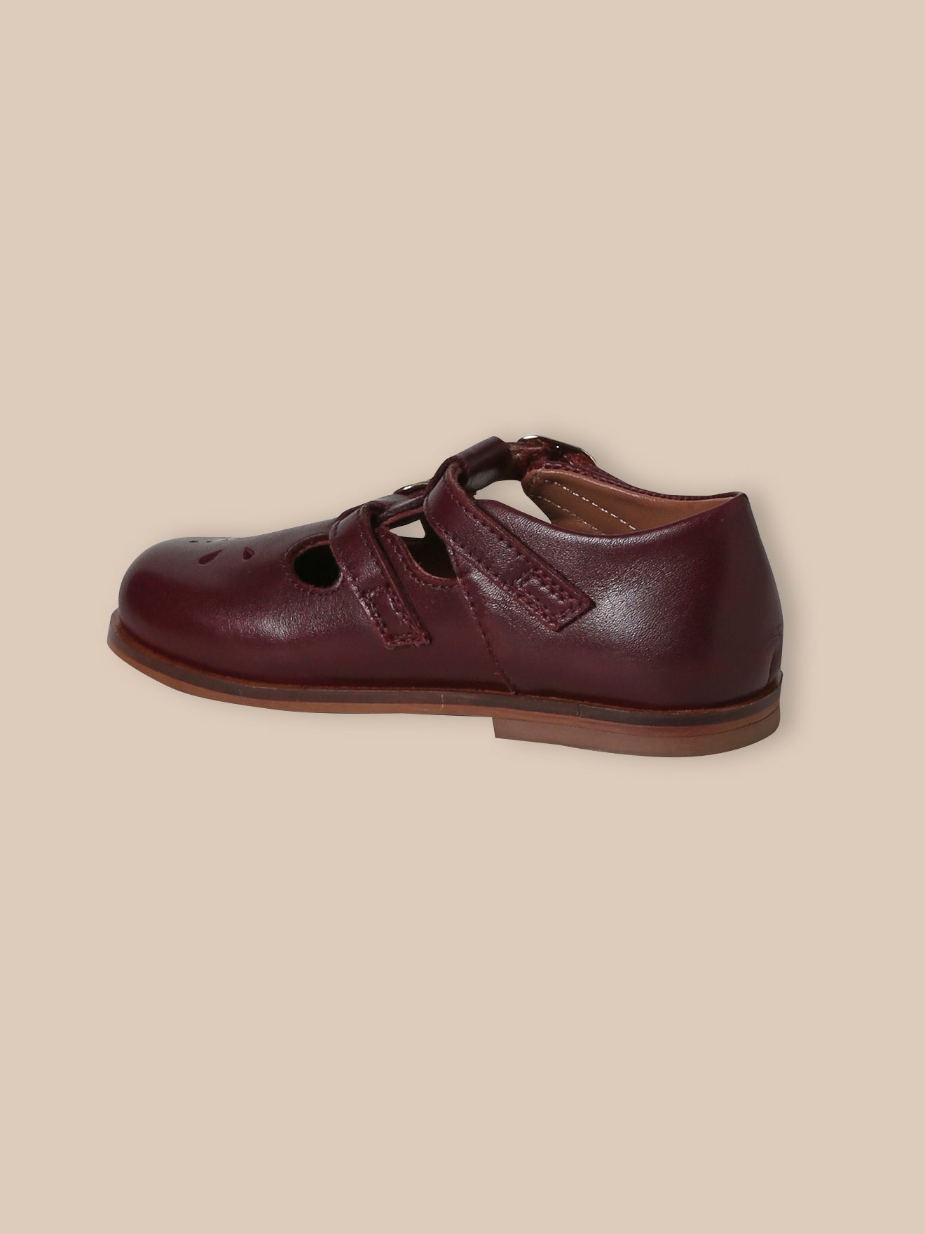 Salomés à boucles Fille en cuir