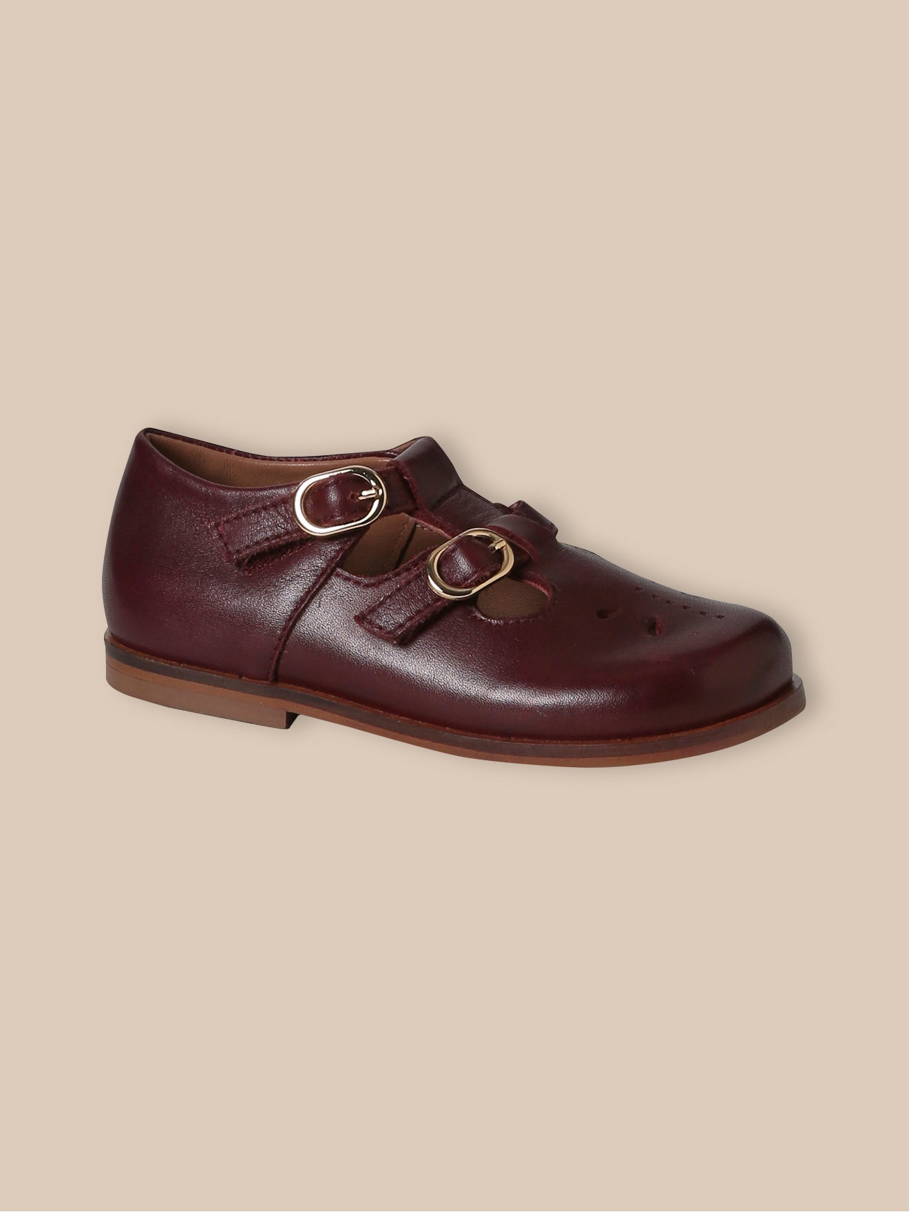Salomés à boucles Fille en cuir