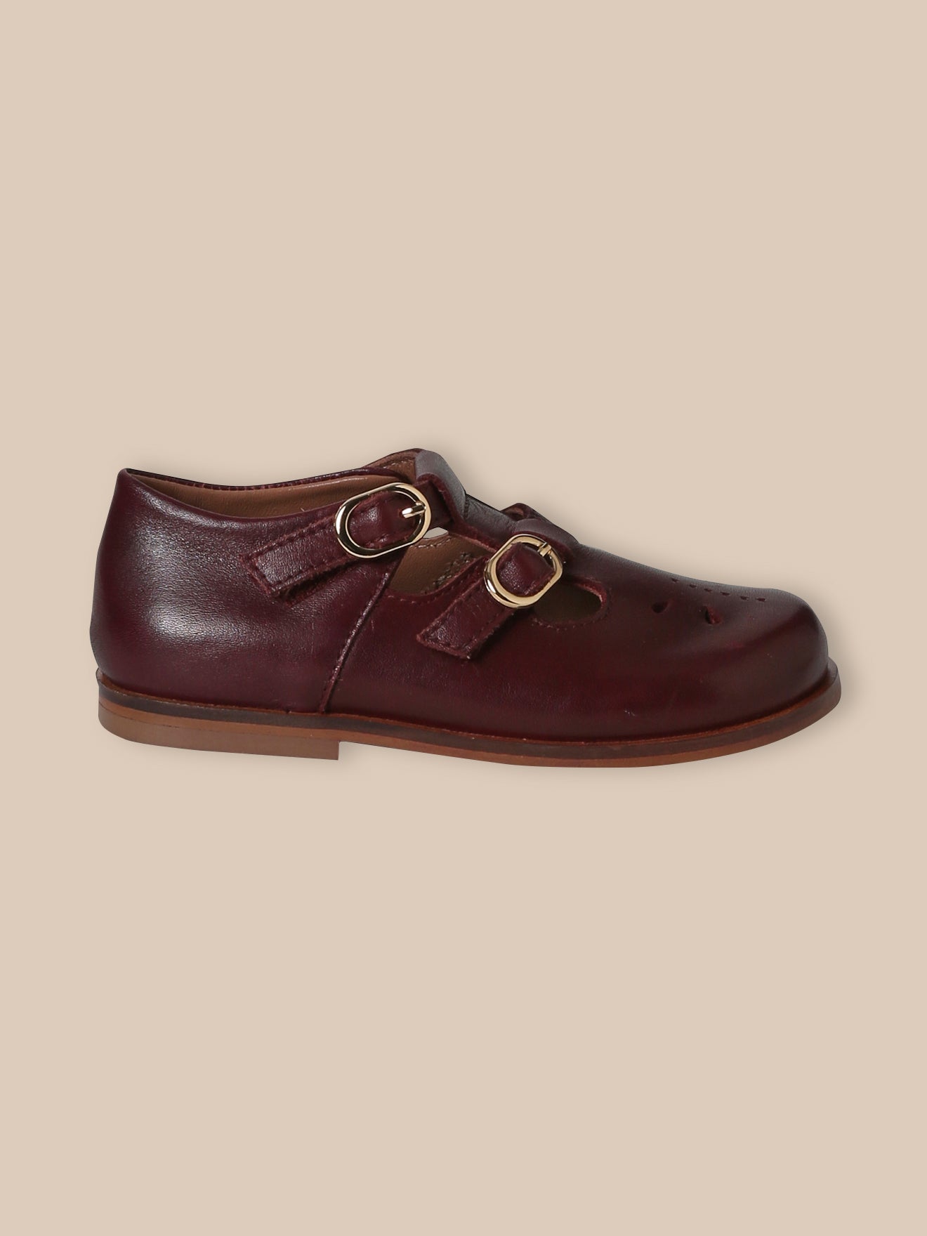 Salomés à boucles Fille en cuir