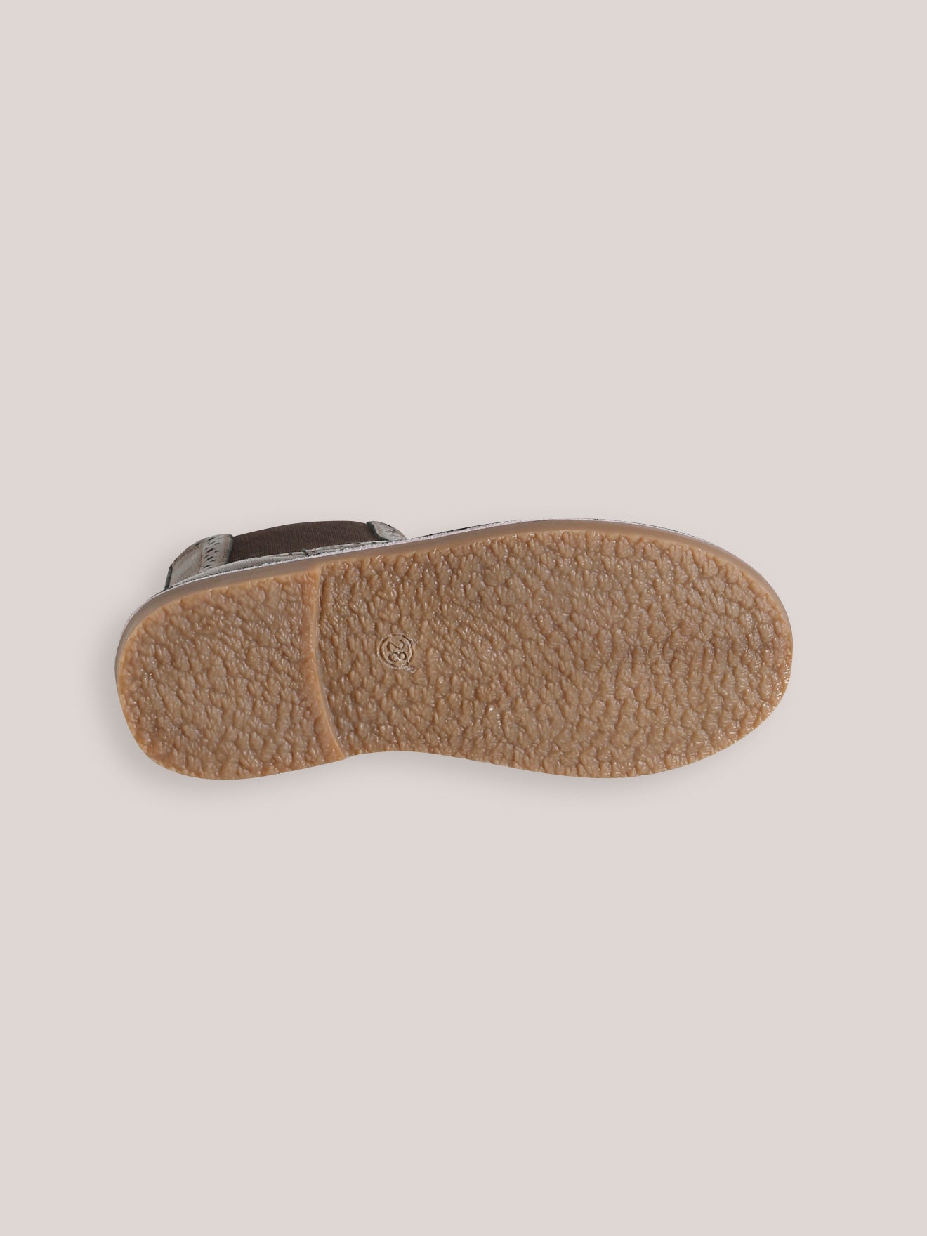 Leren meisjesboots met perforaties