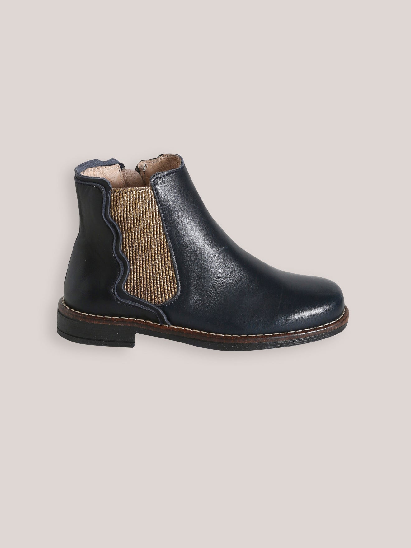 Leren meisjesboots