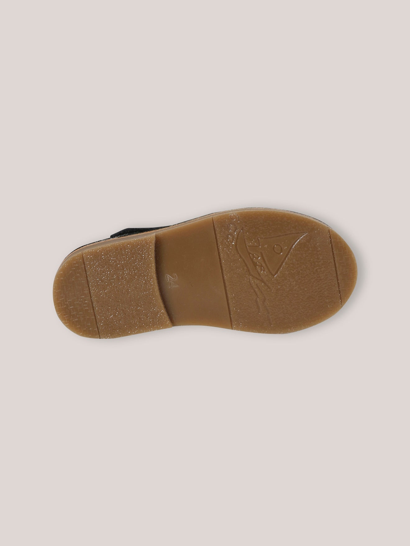 Leren babyschoenen met riempje