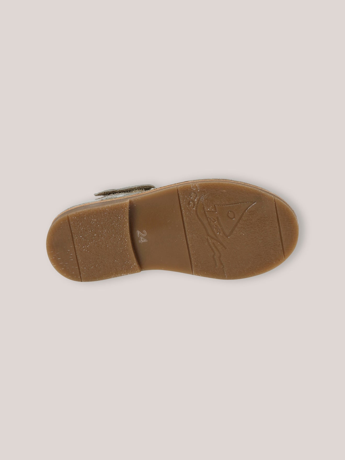 Leren babyschoenen met riempje