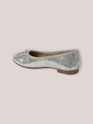 Ballerines en cuir suédé Fille
