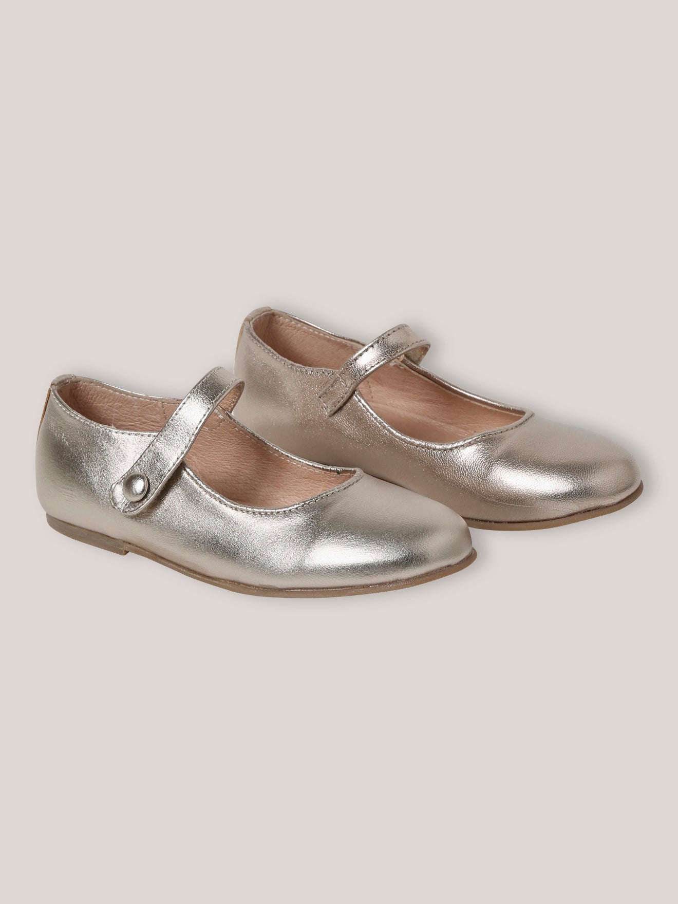 Babies en cuir irisé Fille