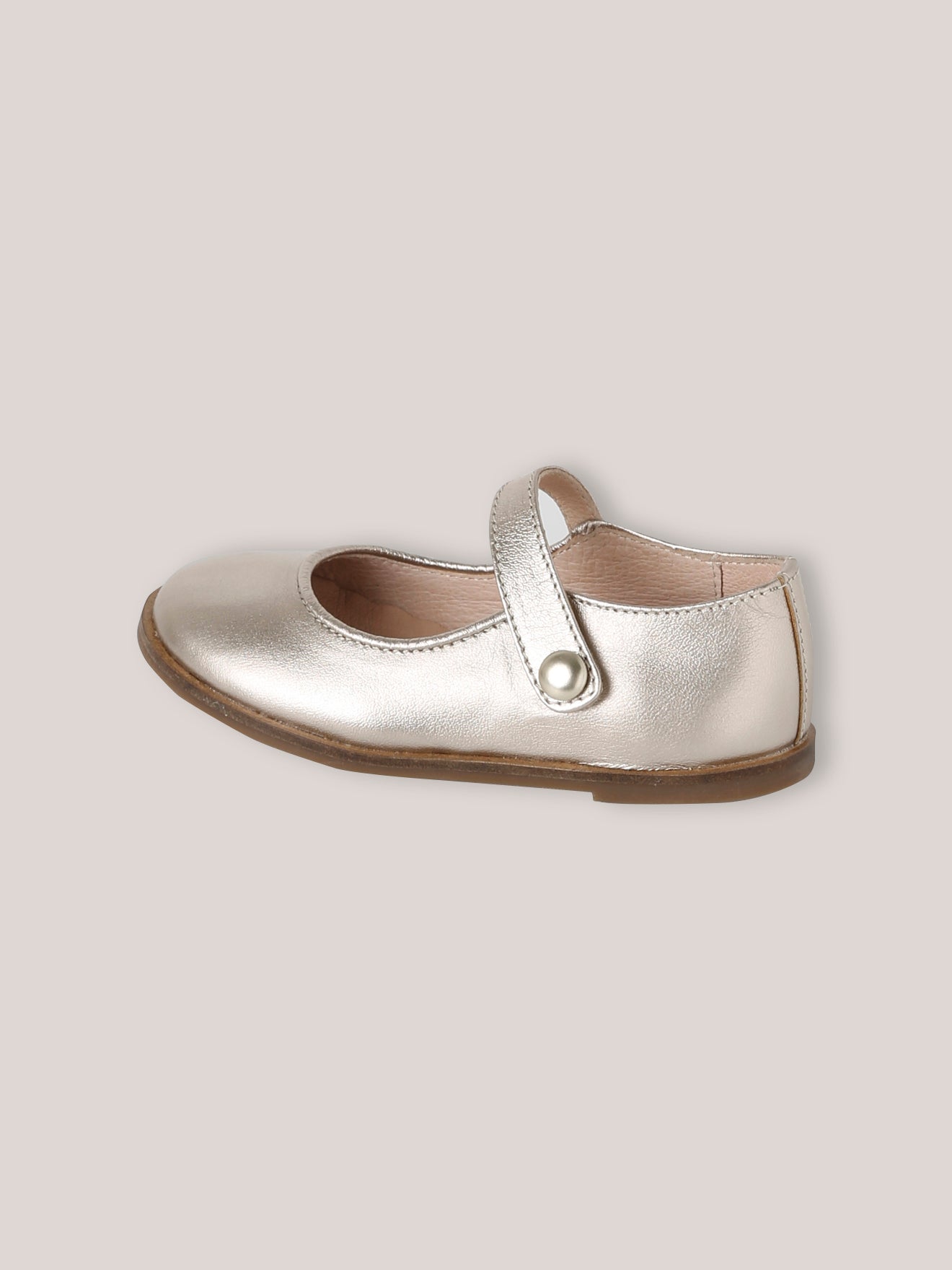 Babies en cuir irisé Fille