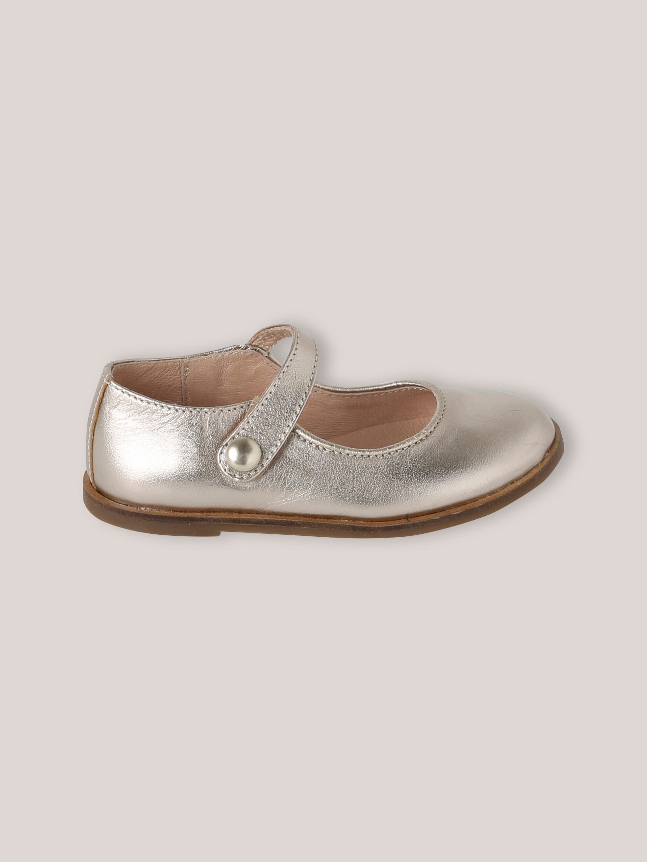 Babies en cuir irisé Fille