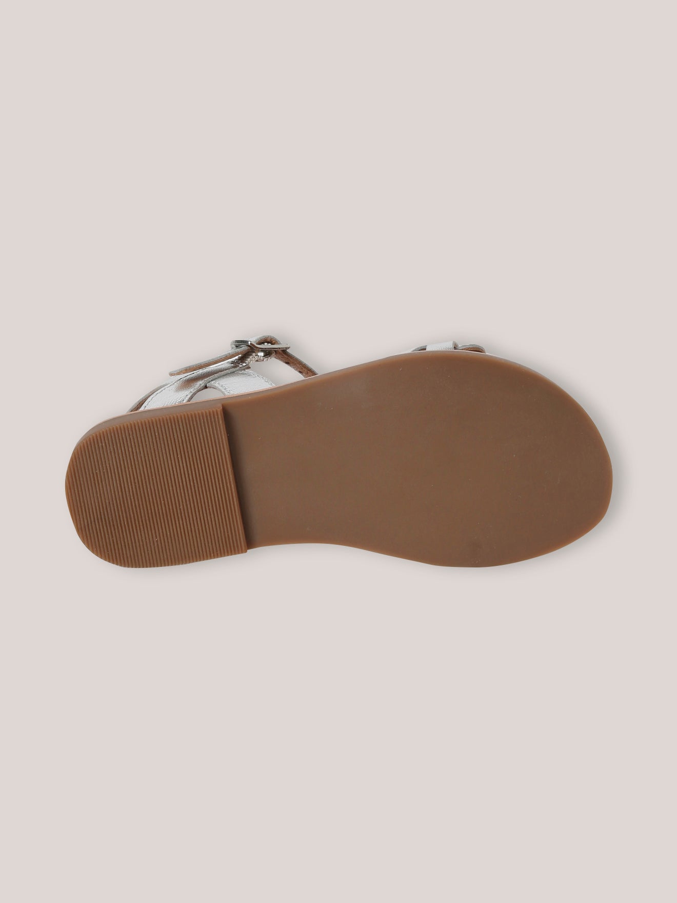 Sandales en cuir tressé Fille