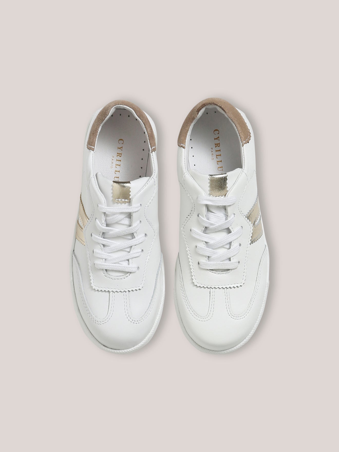 Leren meisjessneakers