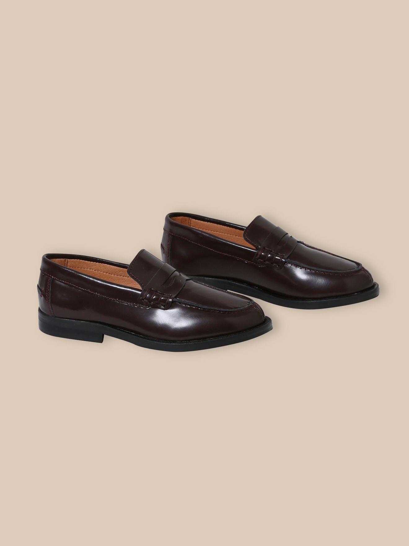 Mocassins en cuir Fille