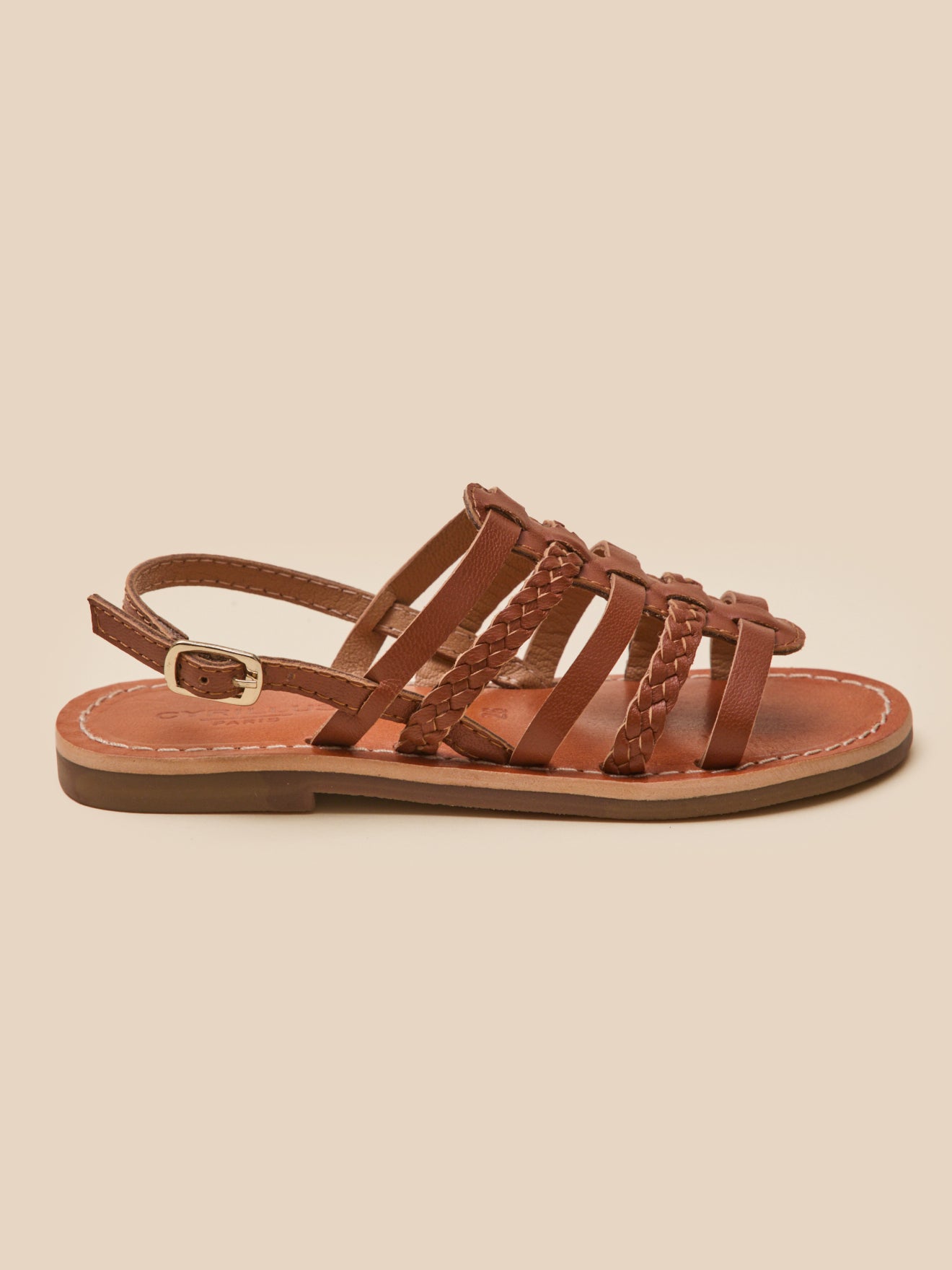 Leren meisjessandalen