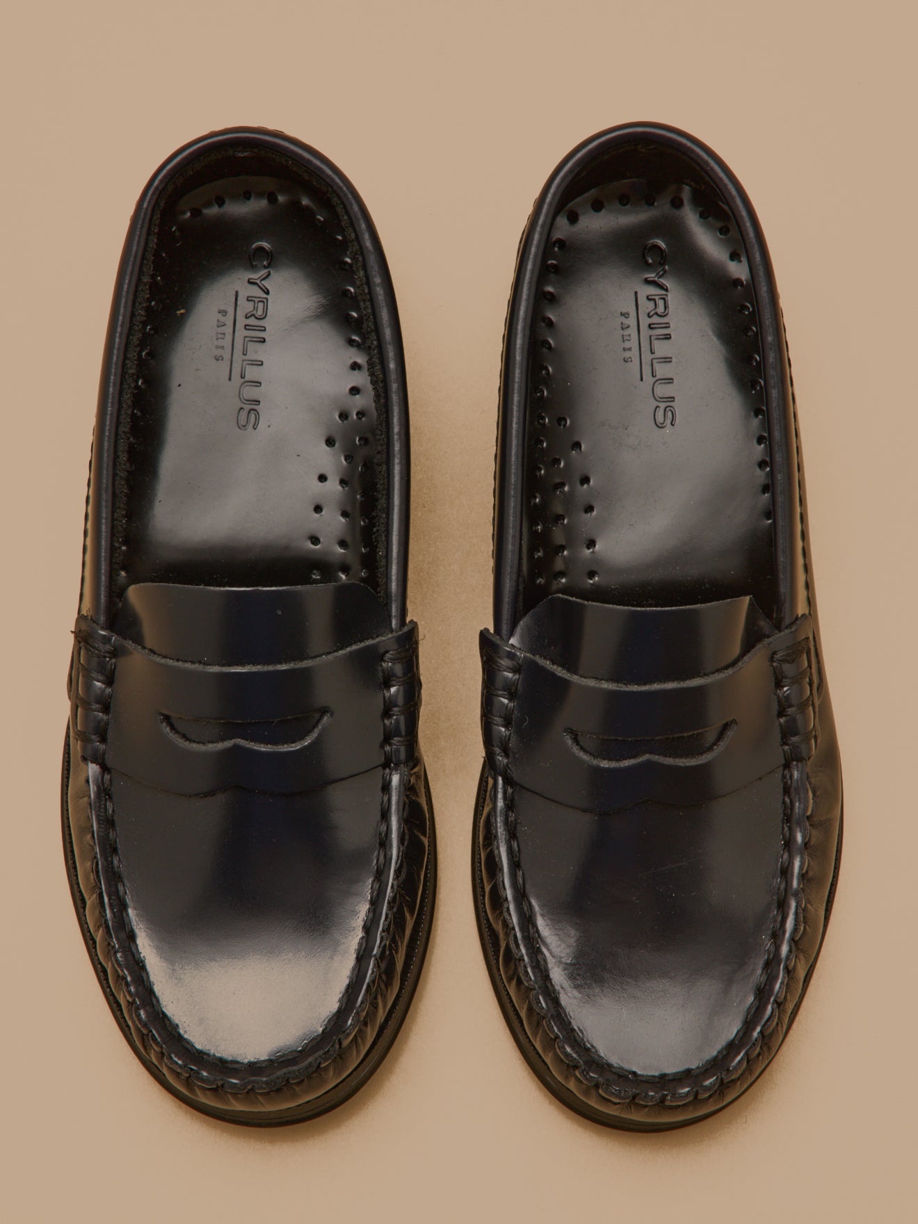 Mocassins en cuir Fille