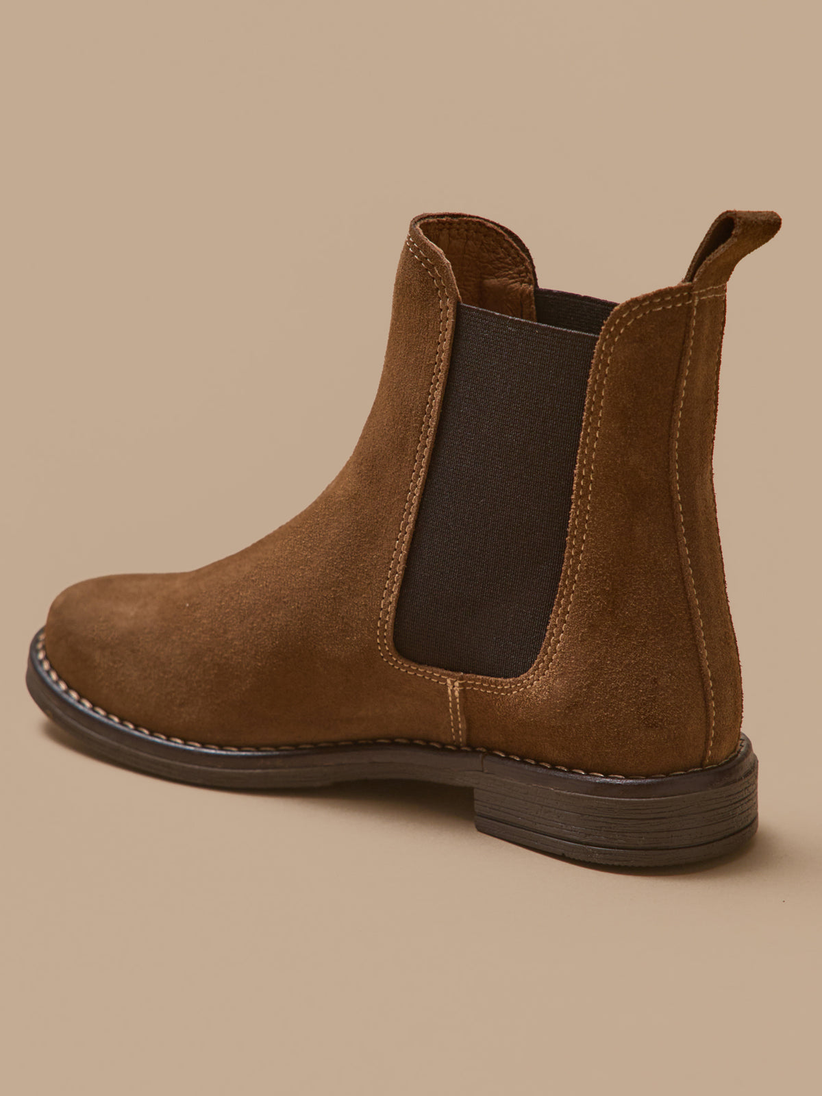 Chelsea meisjesboots in suèdeleer