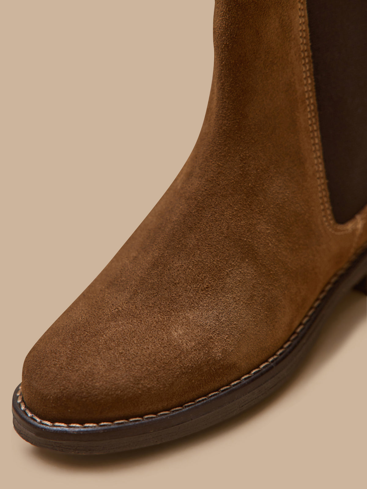 Chelsea meisjesboots in suèdeleer