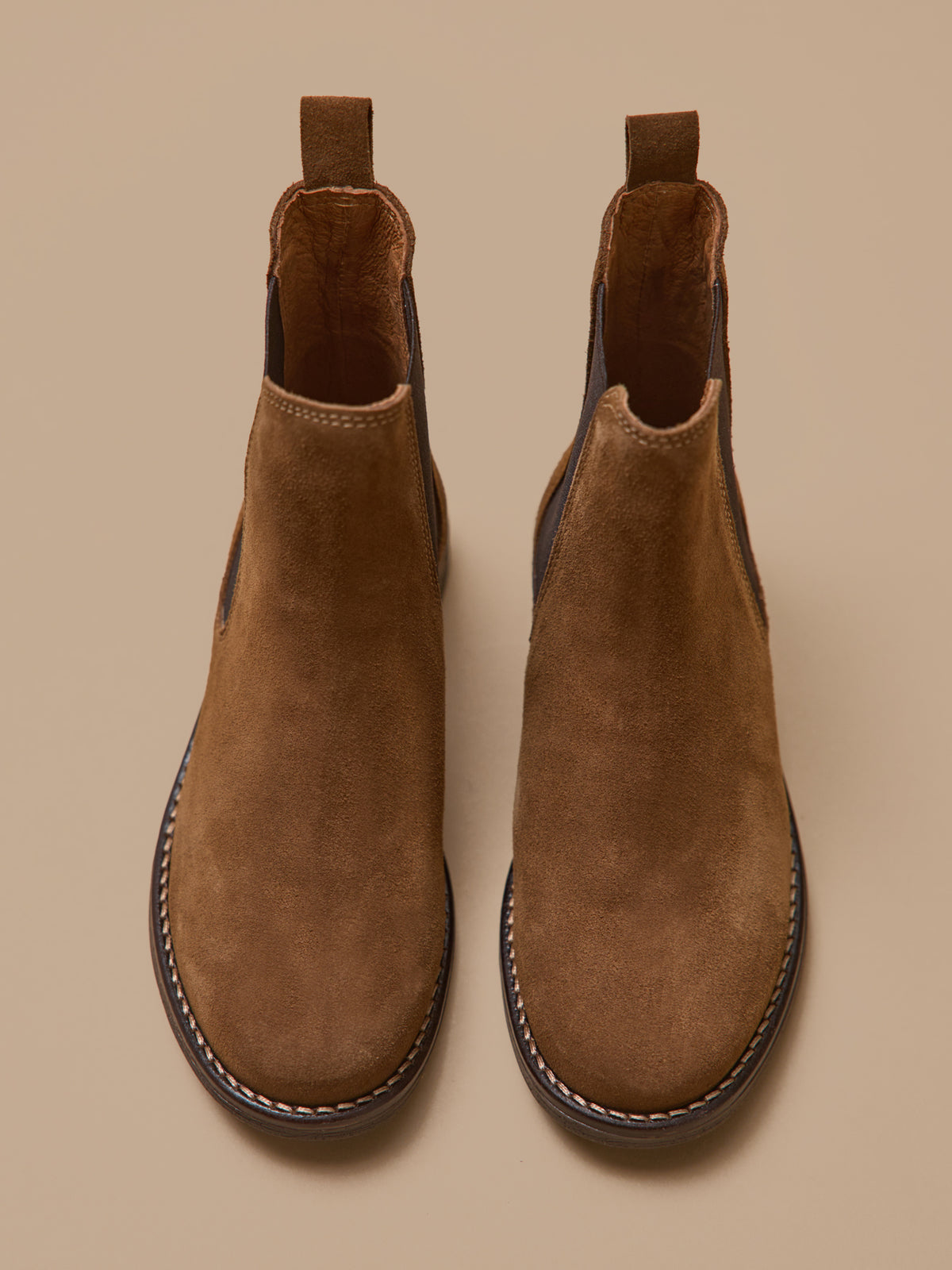 Chelsea meisjesboots in suèdeleer