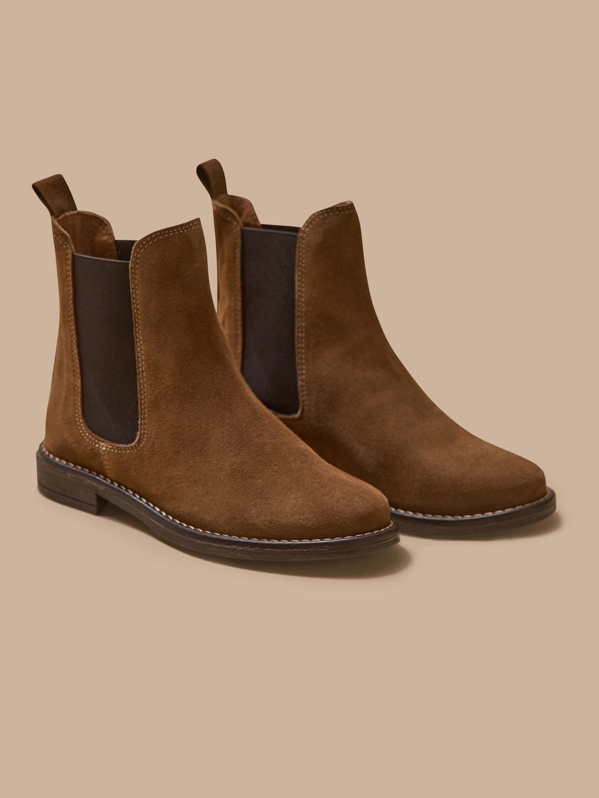 Chelsea meisjesboots in suèdeleer