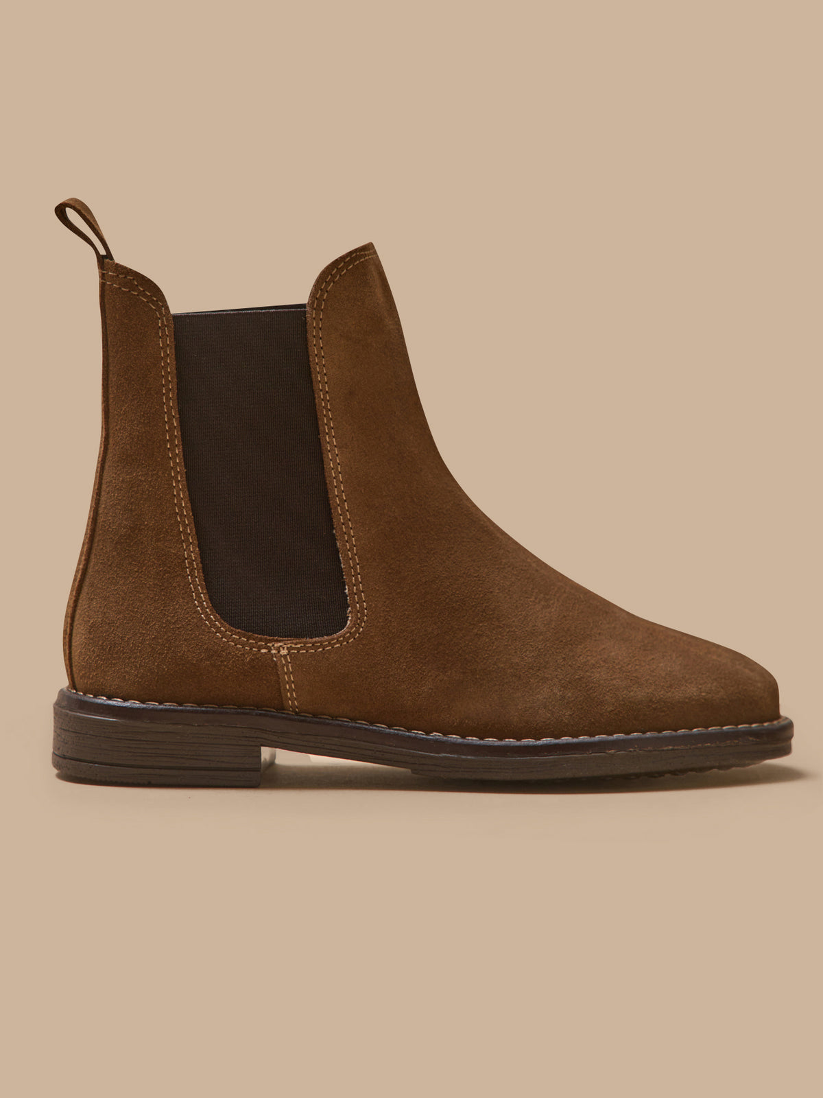 Chelsea meisjesboots in suèdeleer