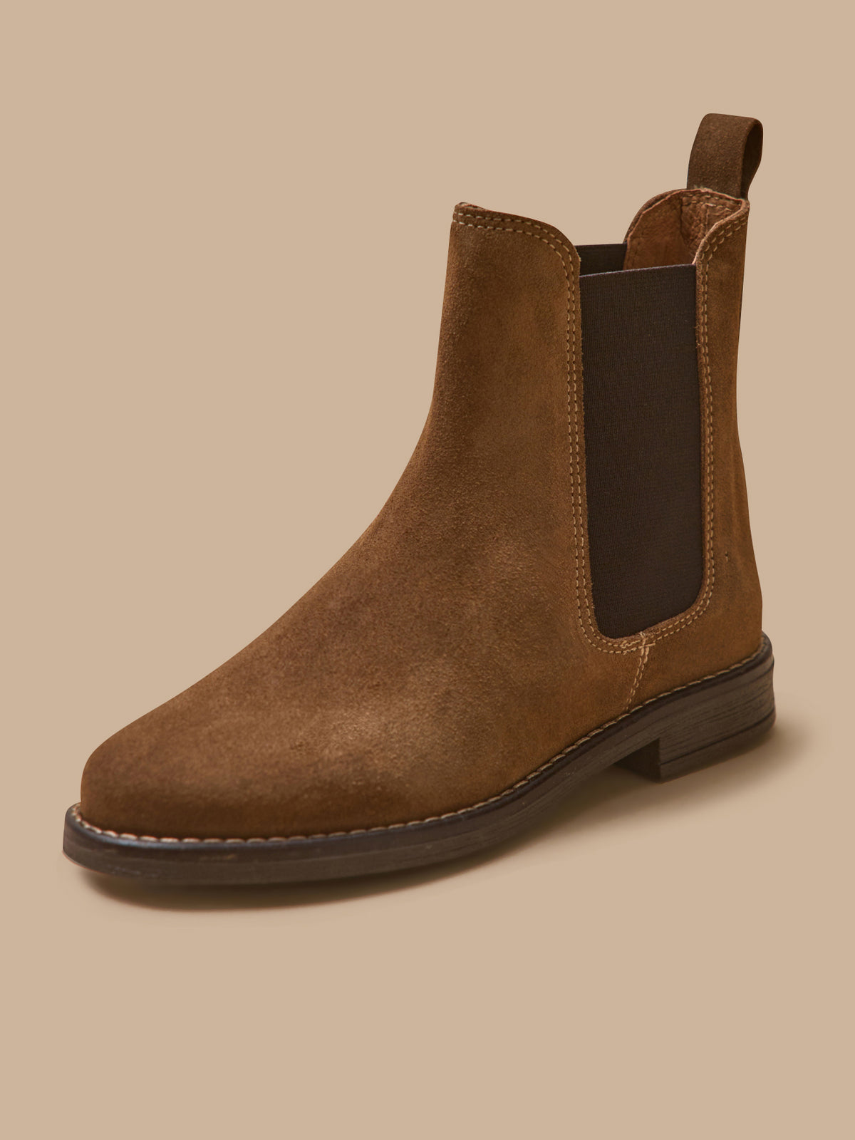 Chelsea meisjesboots in suèdeleer