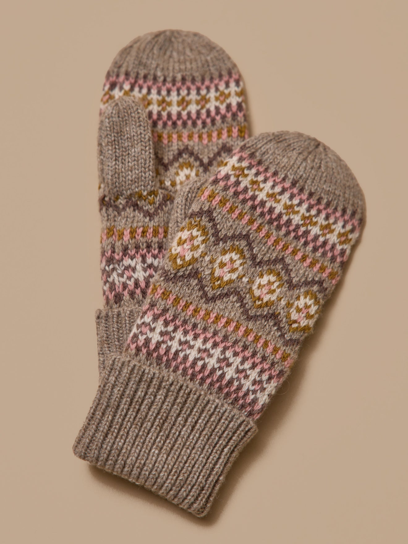 Moufles jacquard enfant