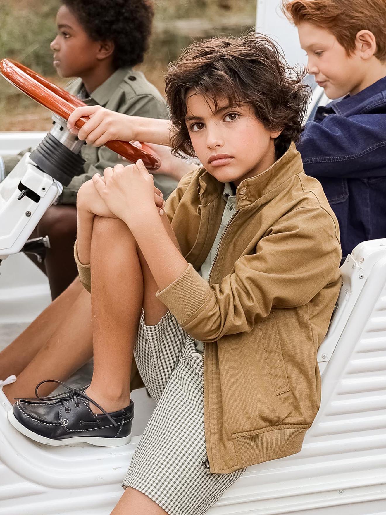 Blouson Garçon col montant