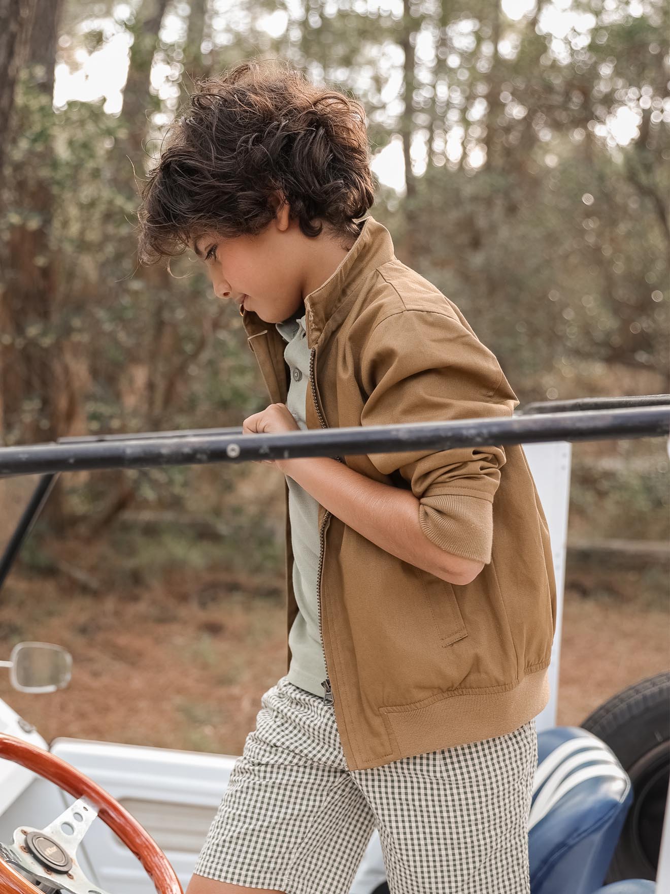 Blouson Garçon col montant