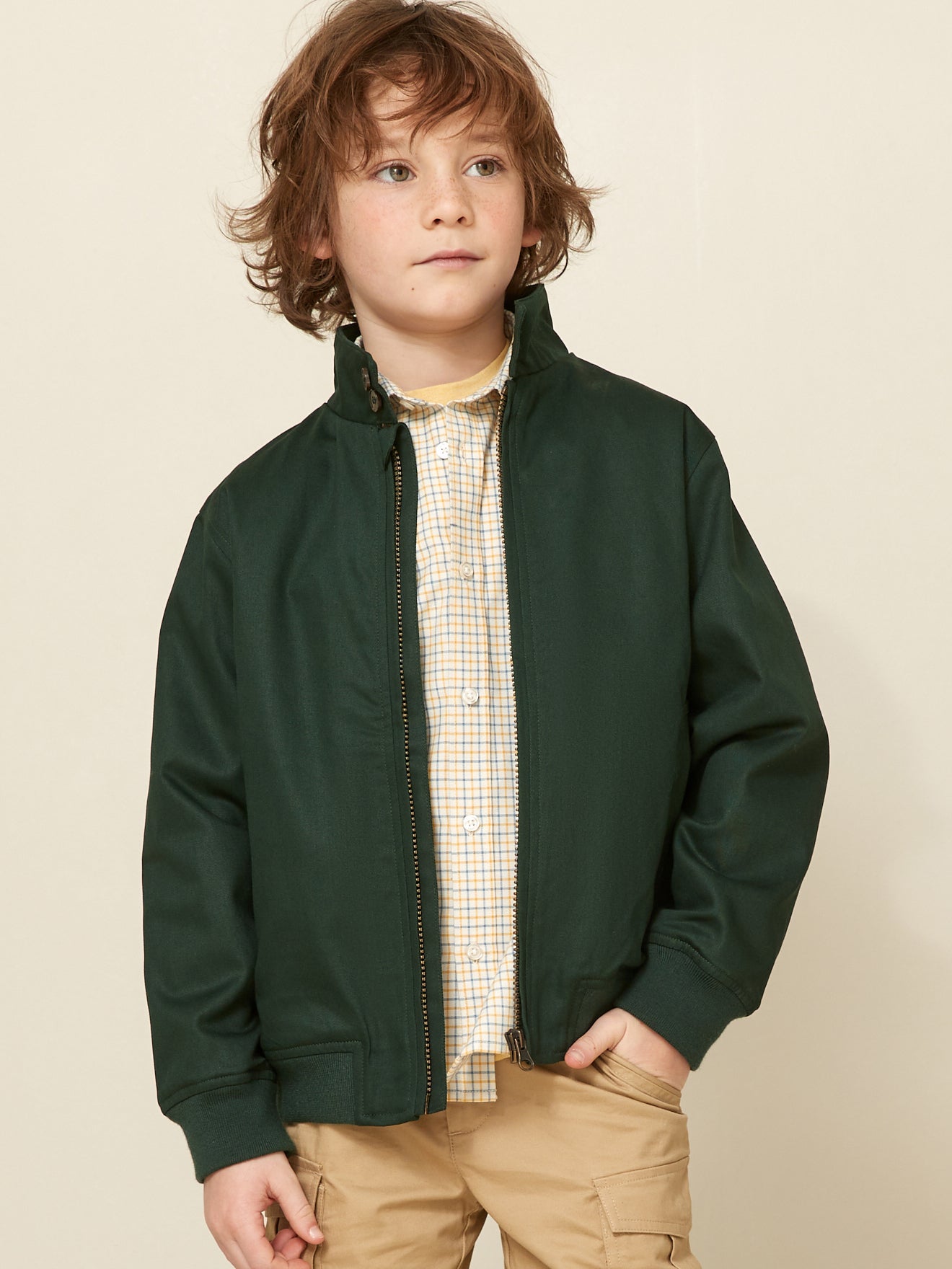 Blouson Garçon col montant