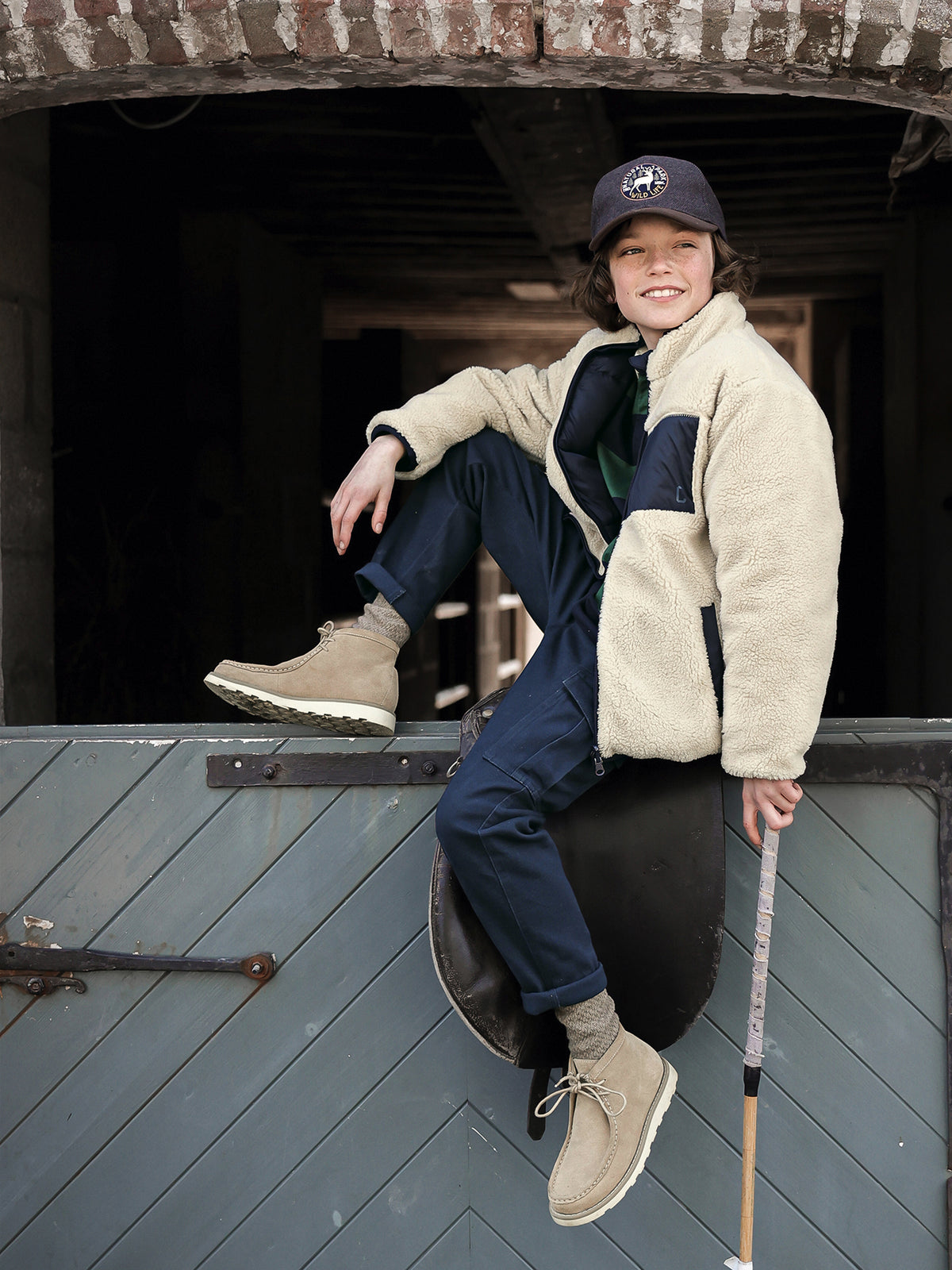 Omkeerbare jongensblouson