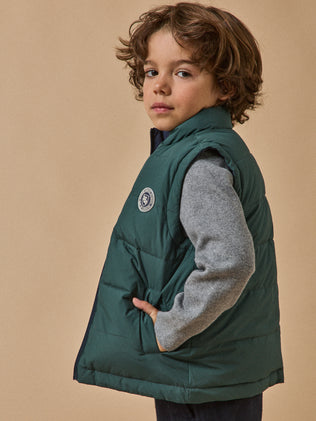 Omkeerbare jongensbodywarmer