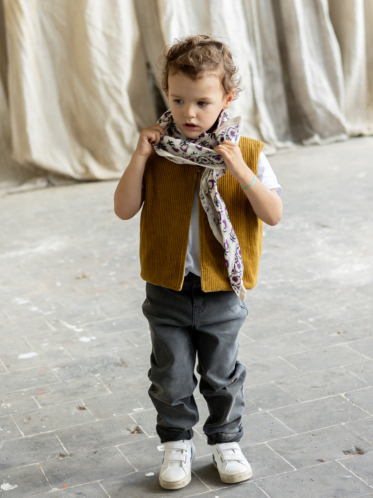 Omkeerbaar kindervest Sakari - Cyrillus X Apaches Collections