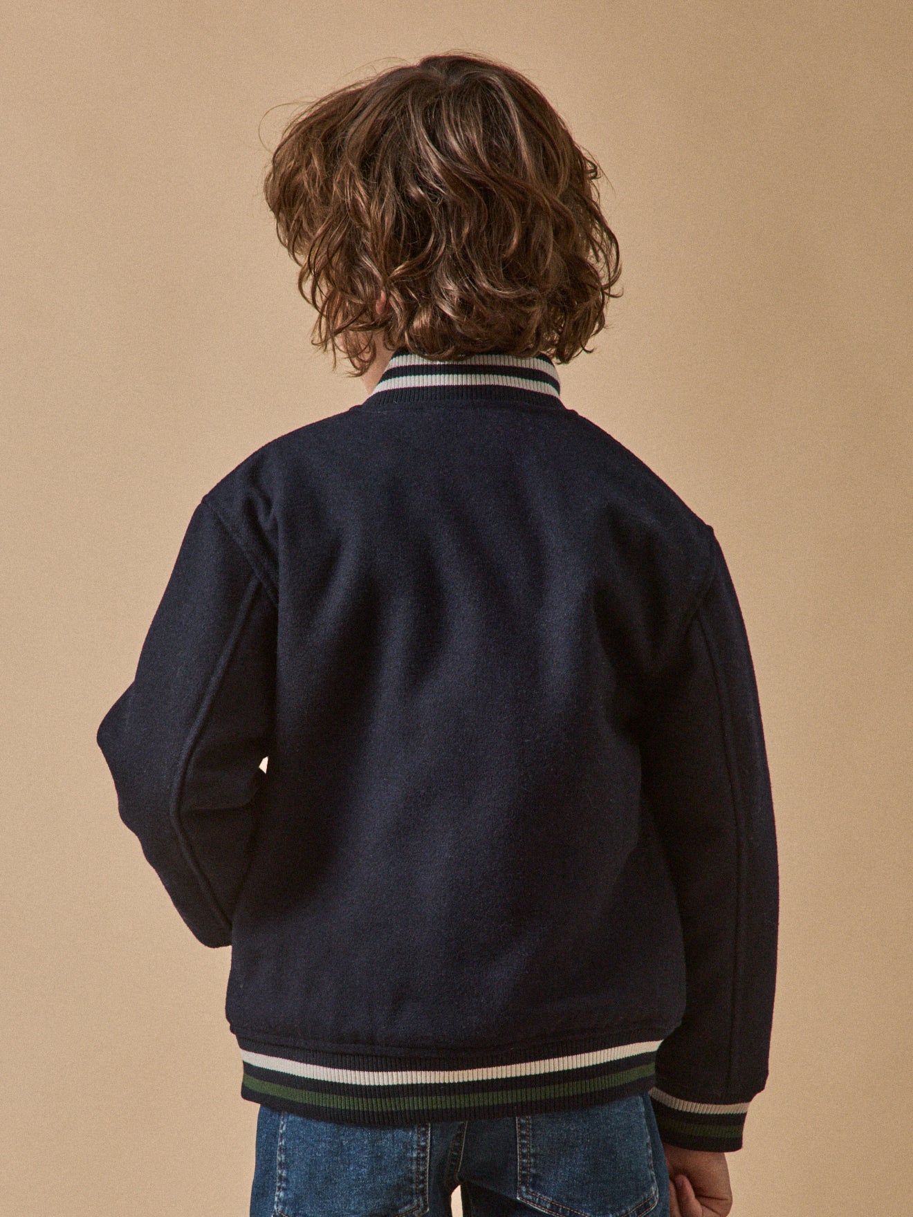 Wollen jongensjacket