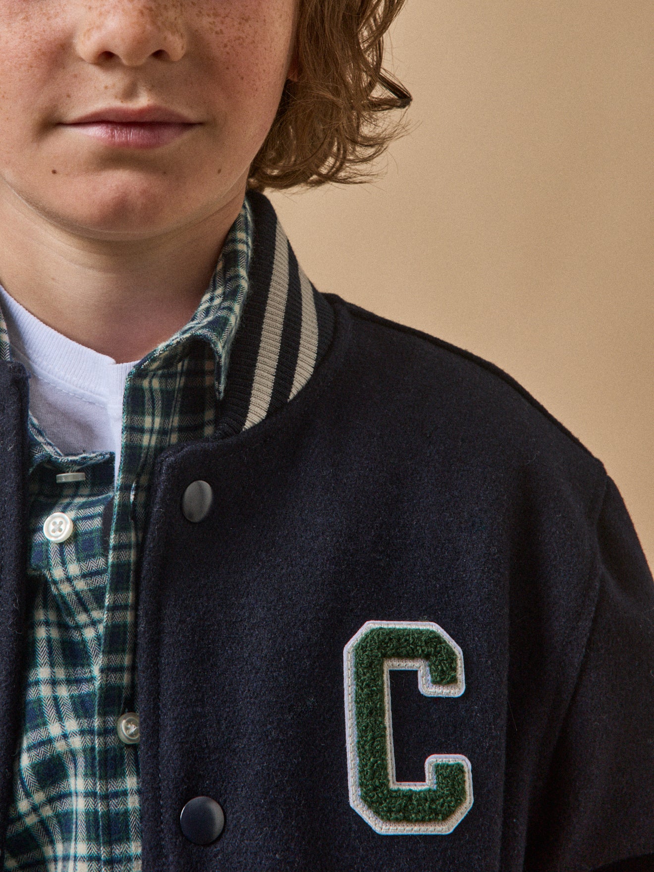 Wollen jongensjacket