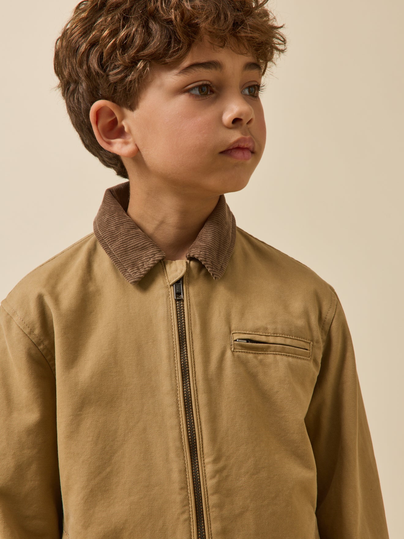 Jongensblouson in twill