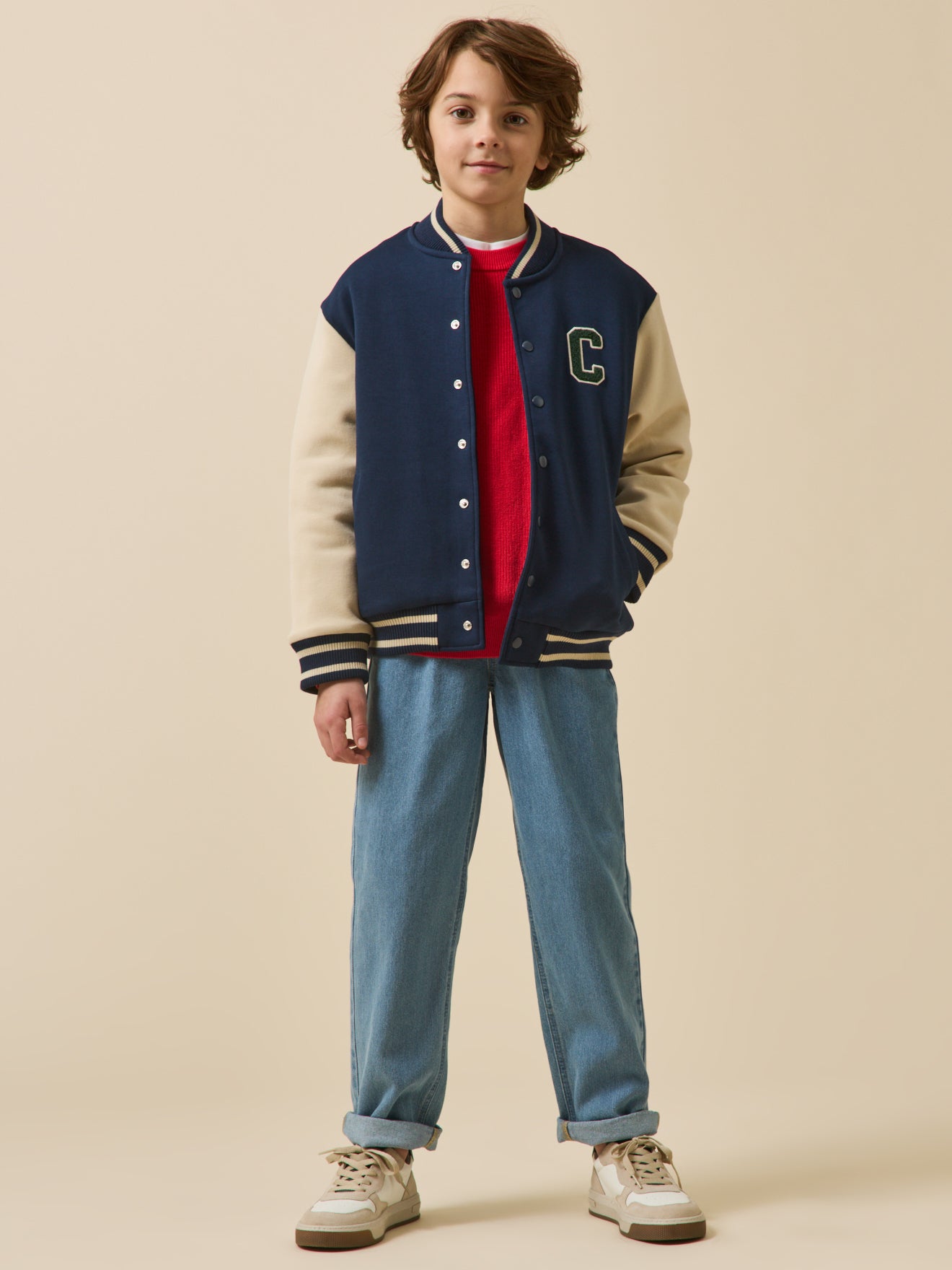 Baseball jongensvest