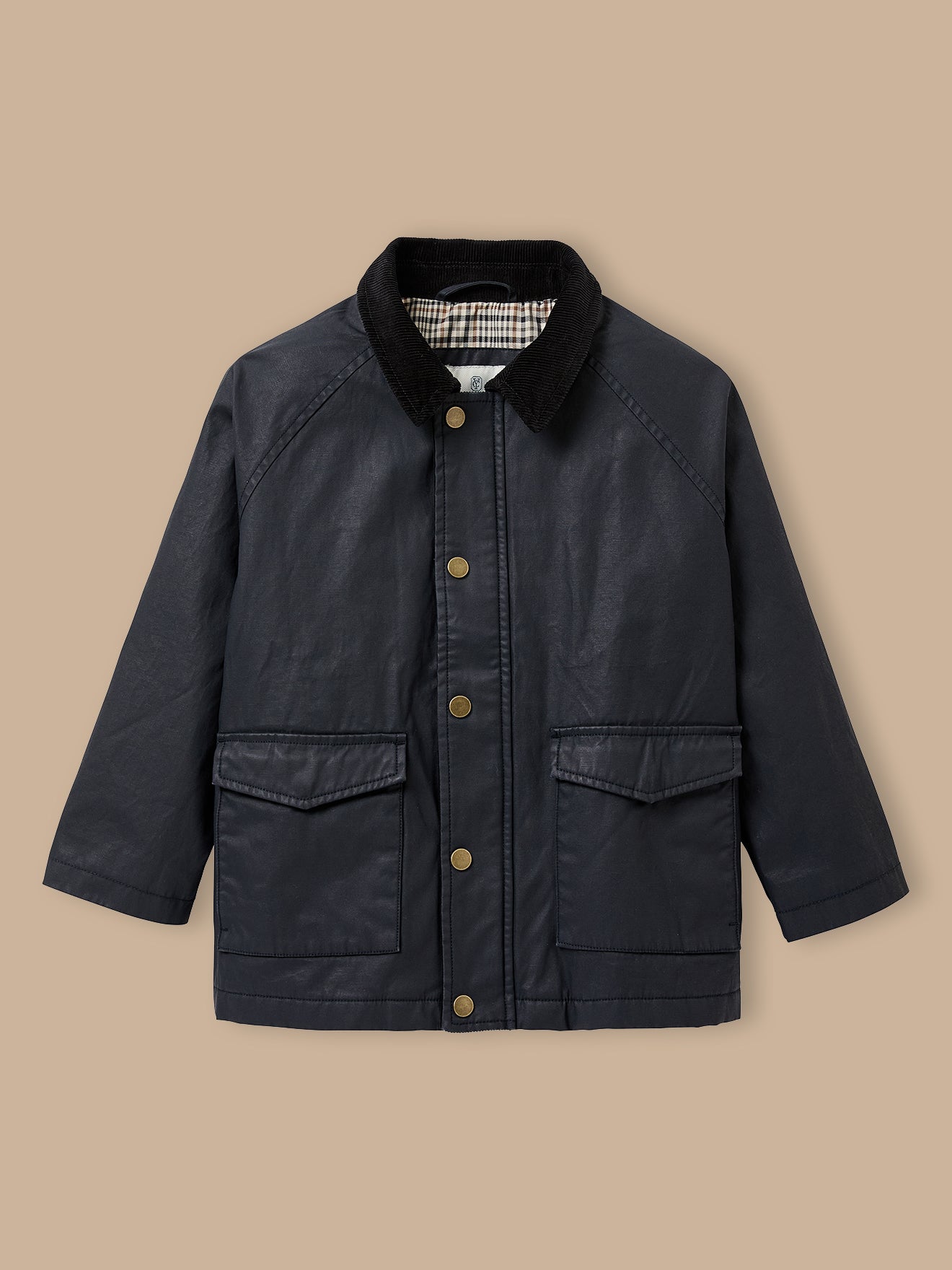 Veste en coton enduit Garçon