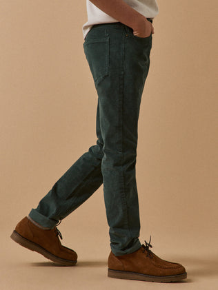 Slim fit jongensbroek in velours