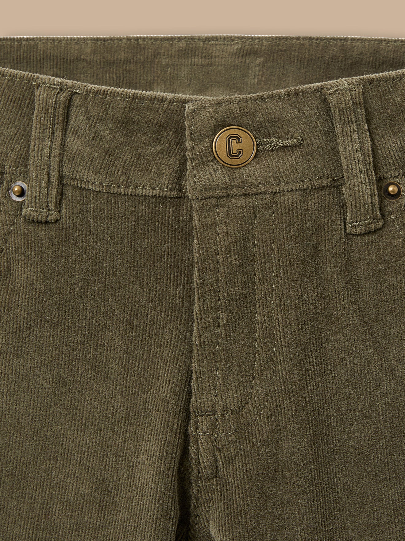 Slim en velours Garçon