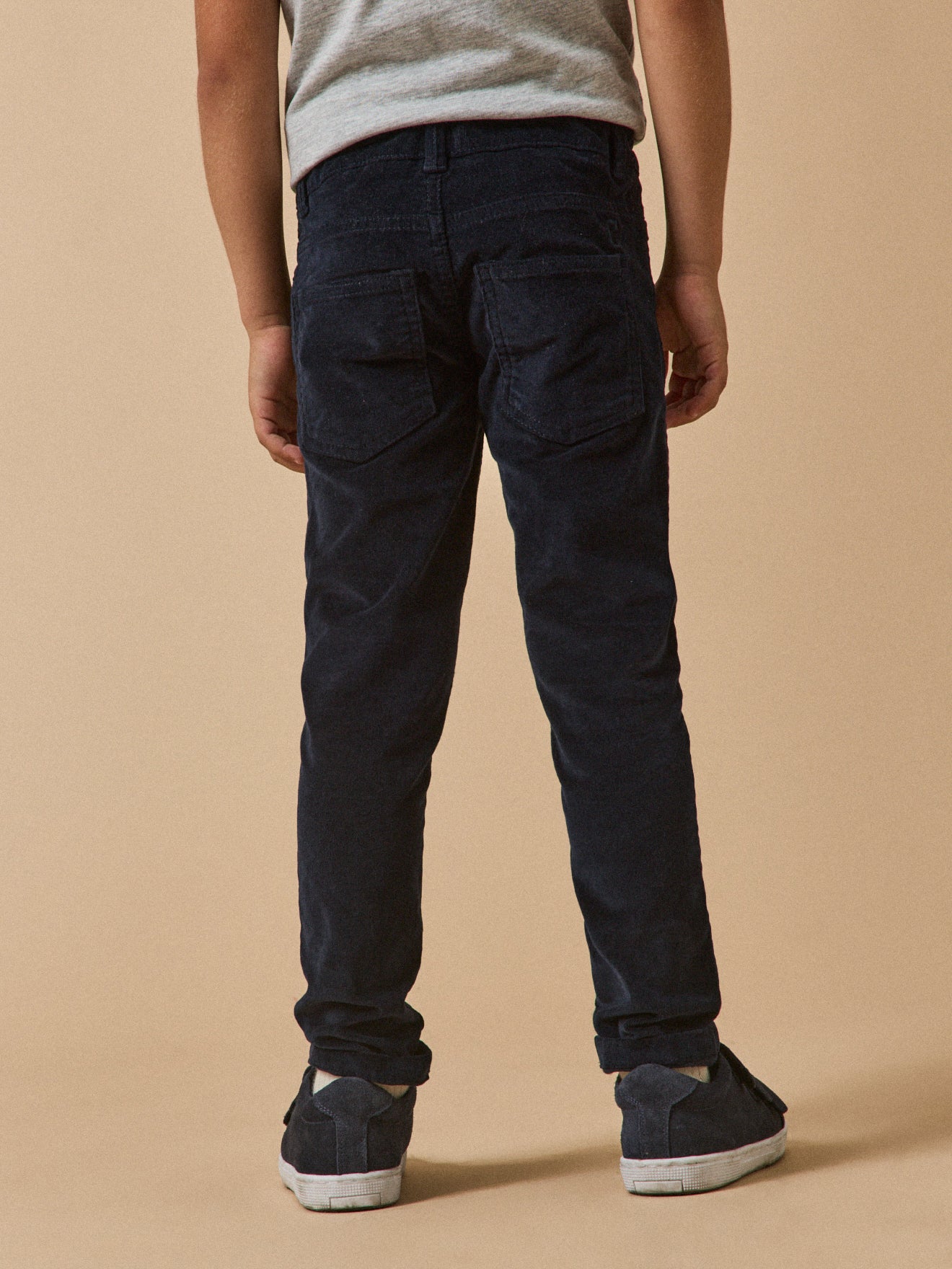 Slim en velours Garçon