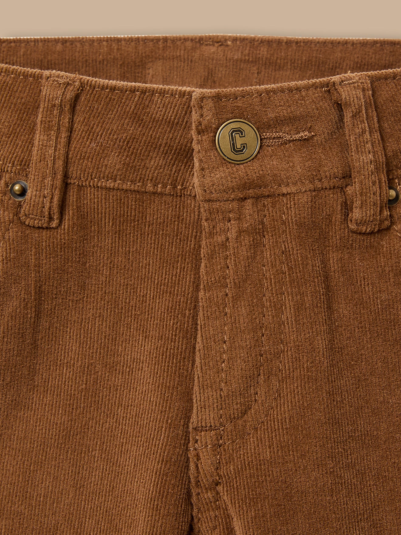 Slim en velours Garçon
