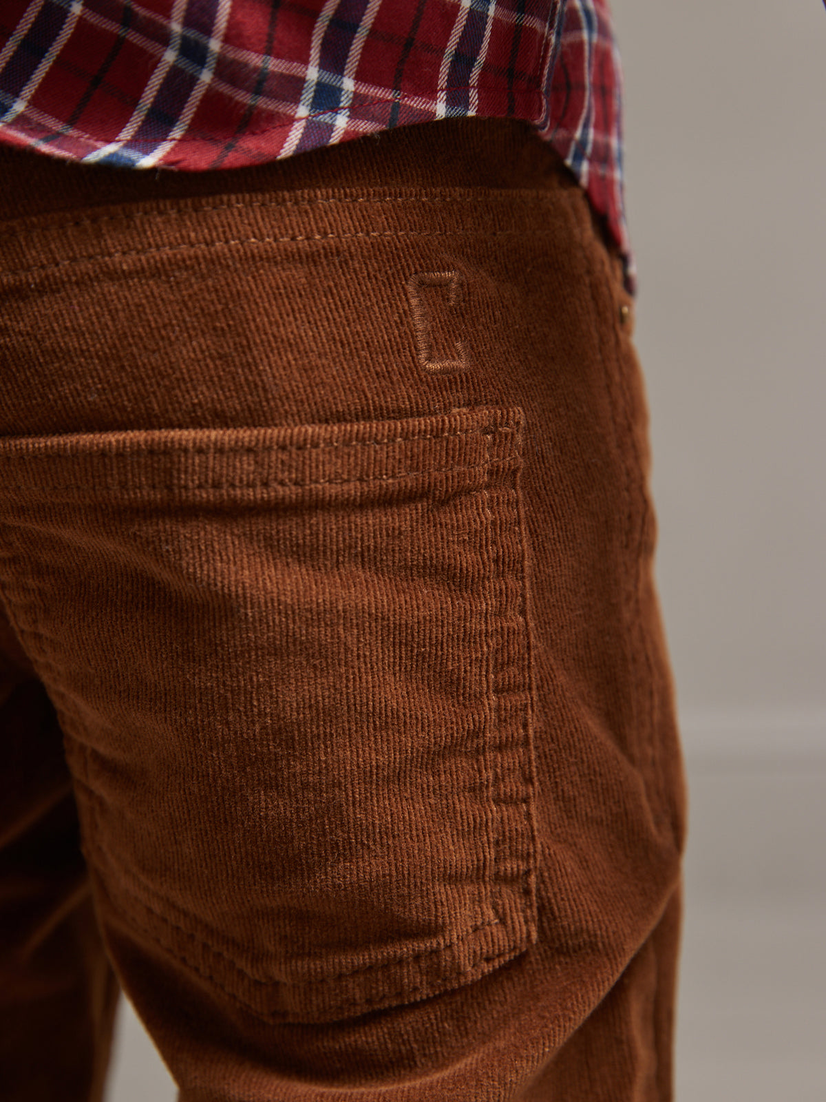 Slim en velours Garçon