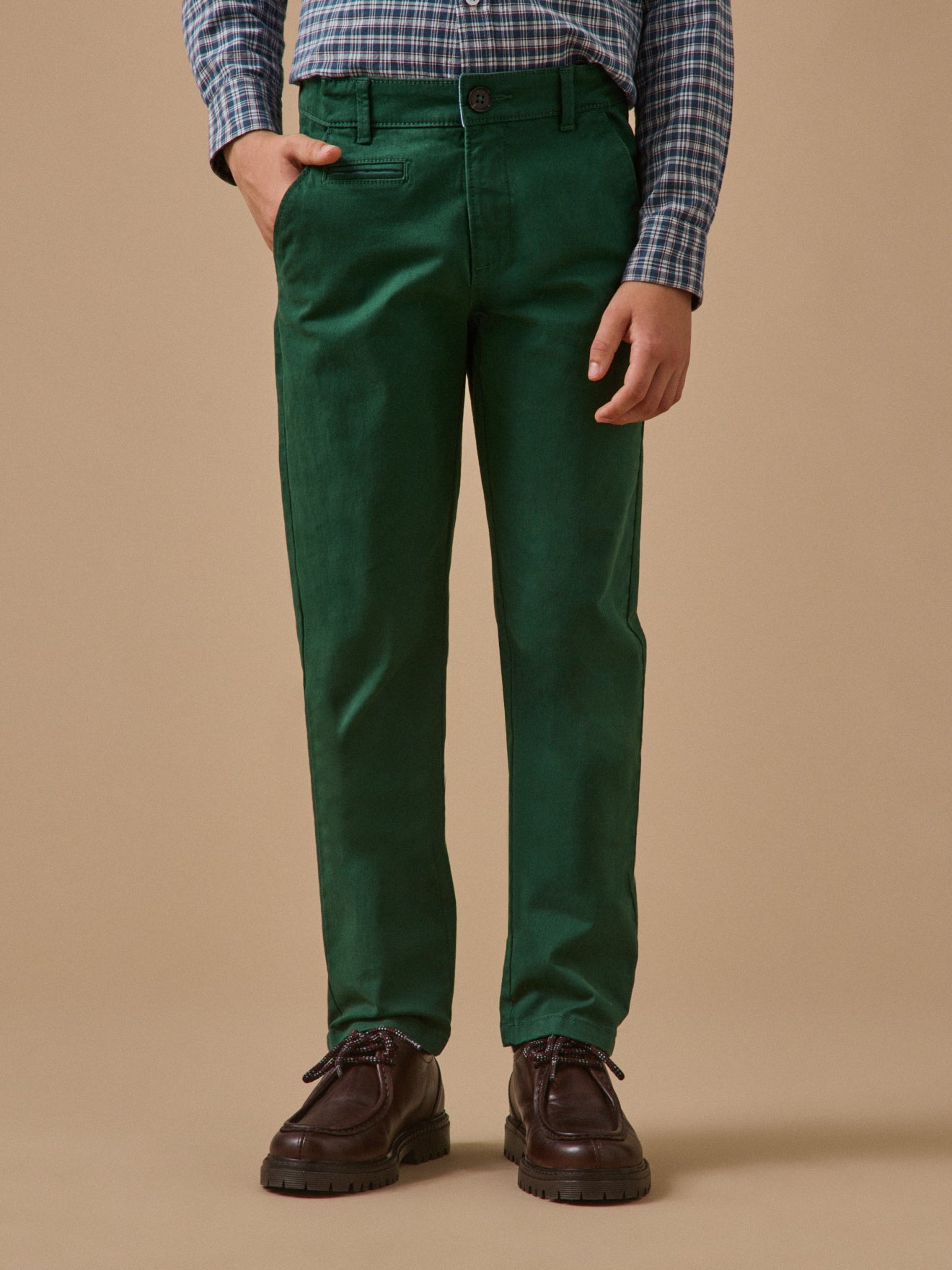 Chino fit jongensbroek