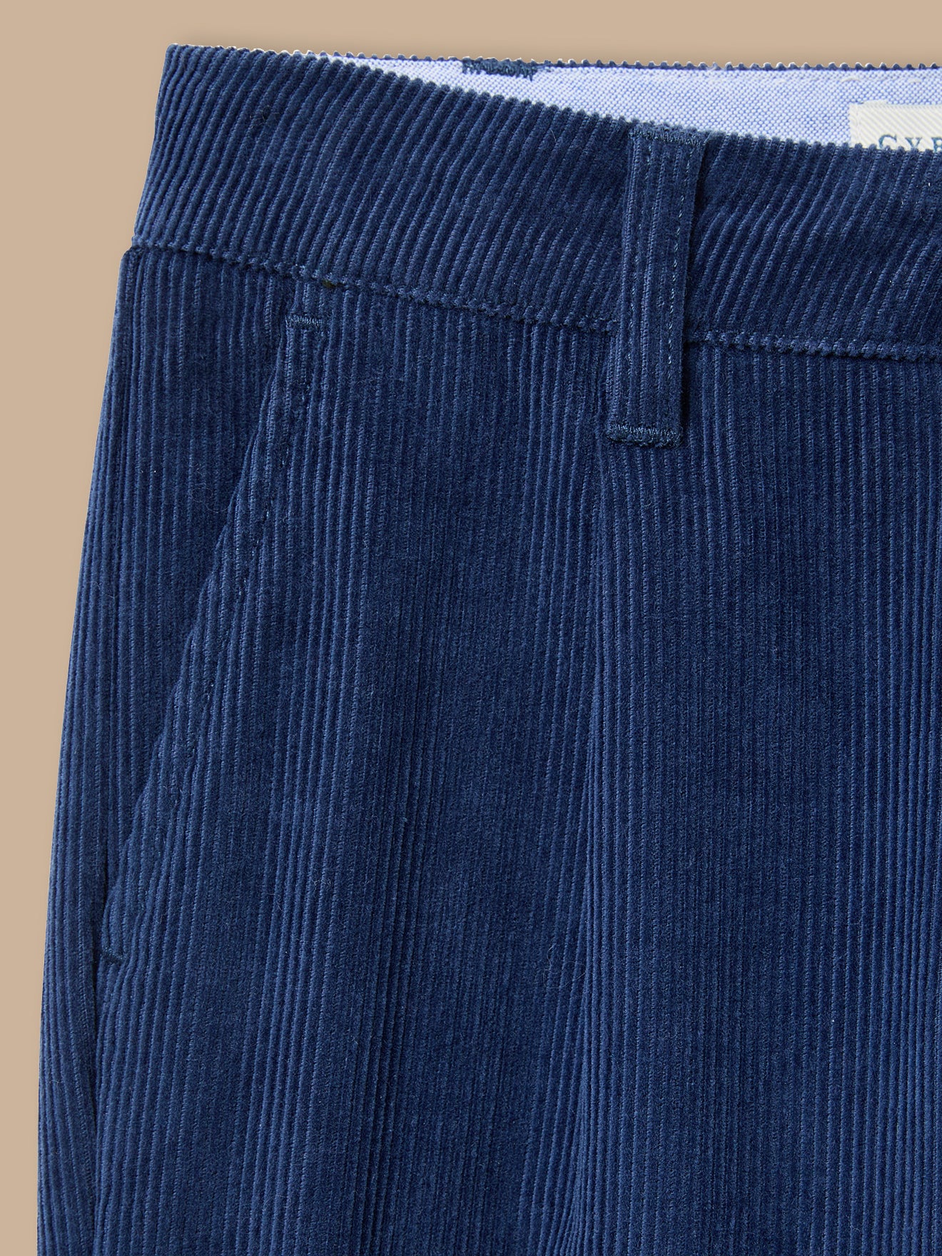 Chino fit jongensbroek in velours