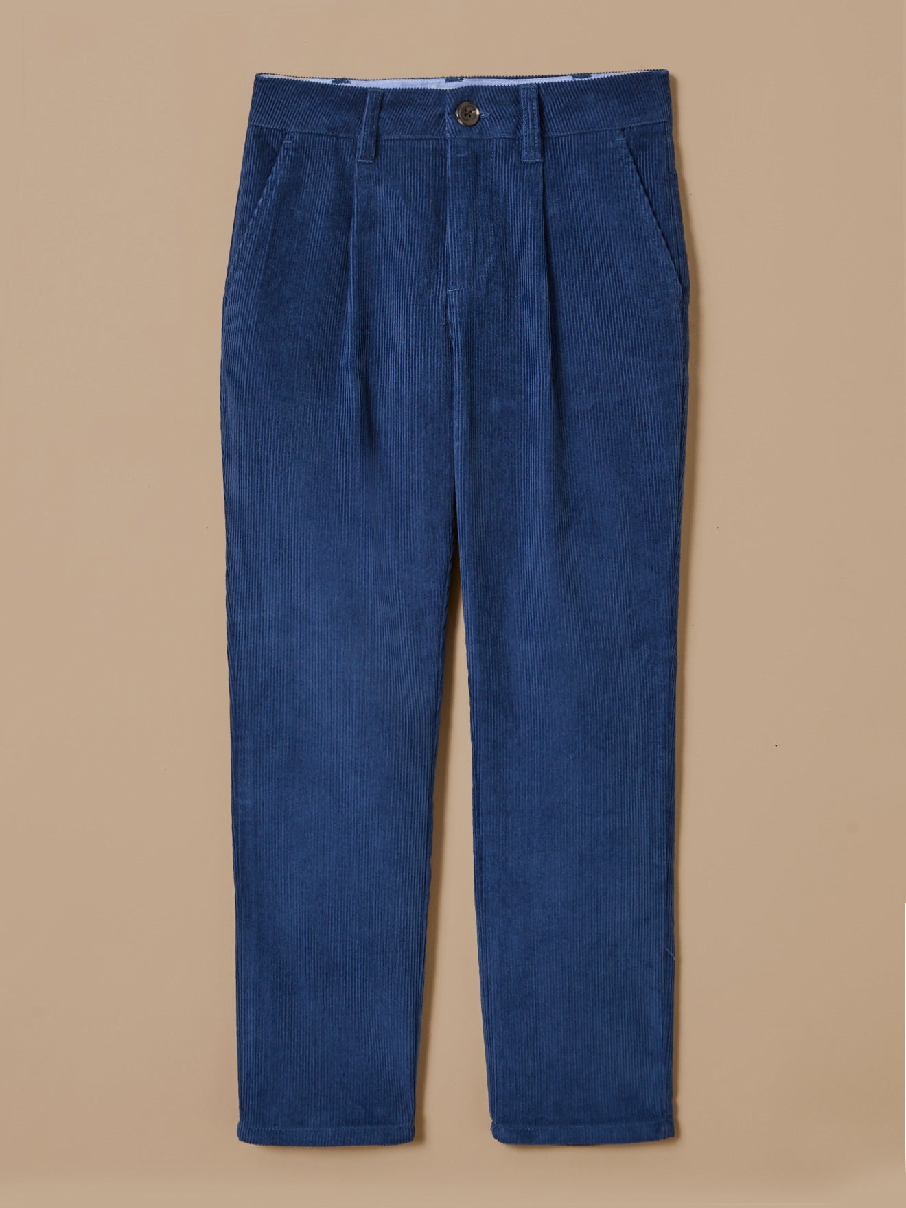 Chino fit jongensbroek in velours